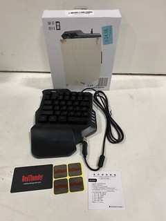 RedThunder One Handed Gaming Keyboard RGB Backlit 35 Keys Portable Mini