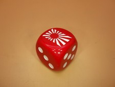 Japan Axis and Allies 16mm D6 six Sided Die - RPG Tabletop Board Card