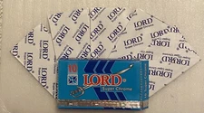 5-LORD SUPER CHROME Double Edge DE Razor Blades Safety Razor Wet Shaving