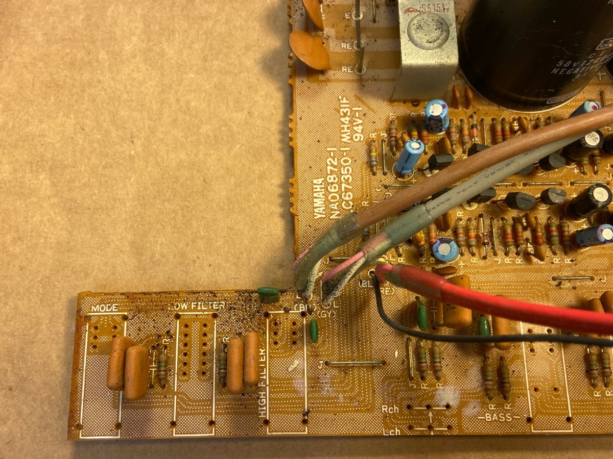 Yamaha CA-810 SWITCH & POTENTIOMETER BOARD LC-67350-1 | eBay