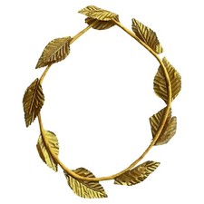 New Gold Goddess Leaf Headband crown