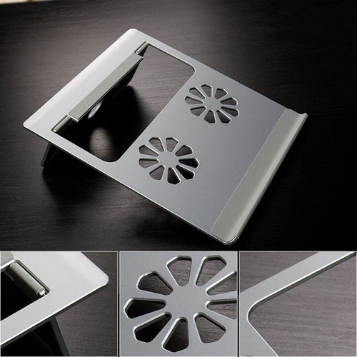 Notebook Cooling Stand Foldable Laptop Stand Laptop Riser Desk Laptop Holder Bed - Afbeelding 9 van 11