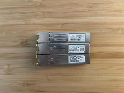3 HP 453156-001 1GB RJ-45 SFP Module Virtual Connect 453578-001 ABCU-5712RZ-HP1 