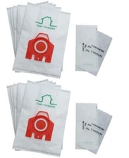 10 Miele Vacuum Bags Style FJM 3D Advanced Filtration 4 Allergen Filters