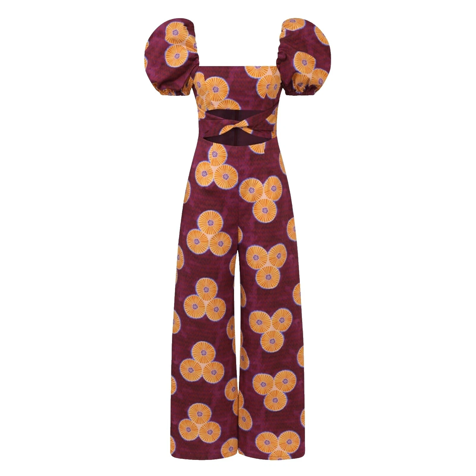 Mezcla de algodón Geométrico Multicolor Jumpsuits & Rompers for Women