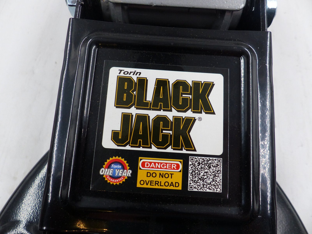  希少　ブラックトンキン 1枚 BLACK TONQUIN TORIN BLACK JACK AT825010B 2 1/2 TON CAPACITY LOW PROFILE SERVICE