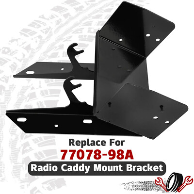 Steel Front Fairing Radio Caddy Mount Bracket Fit Harley Road Glide 98-13 FLTR