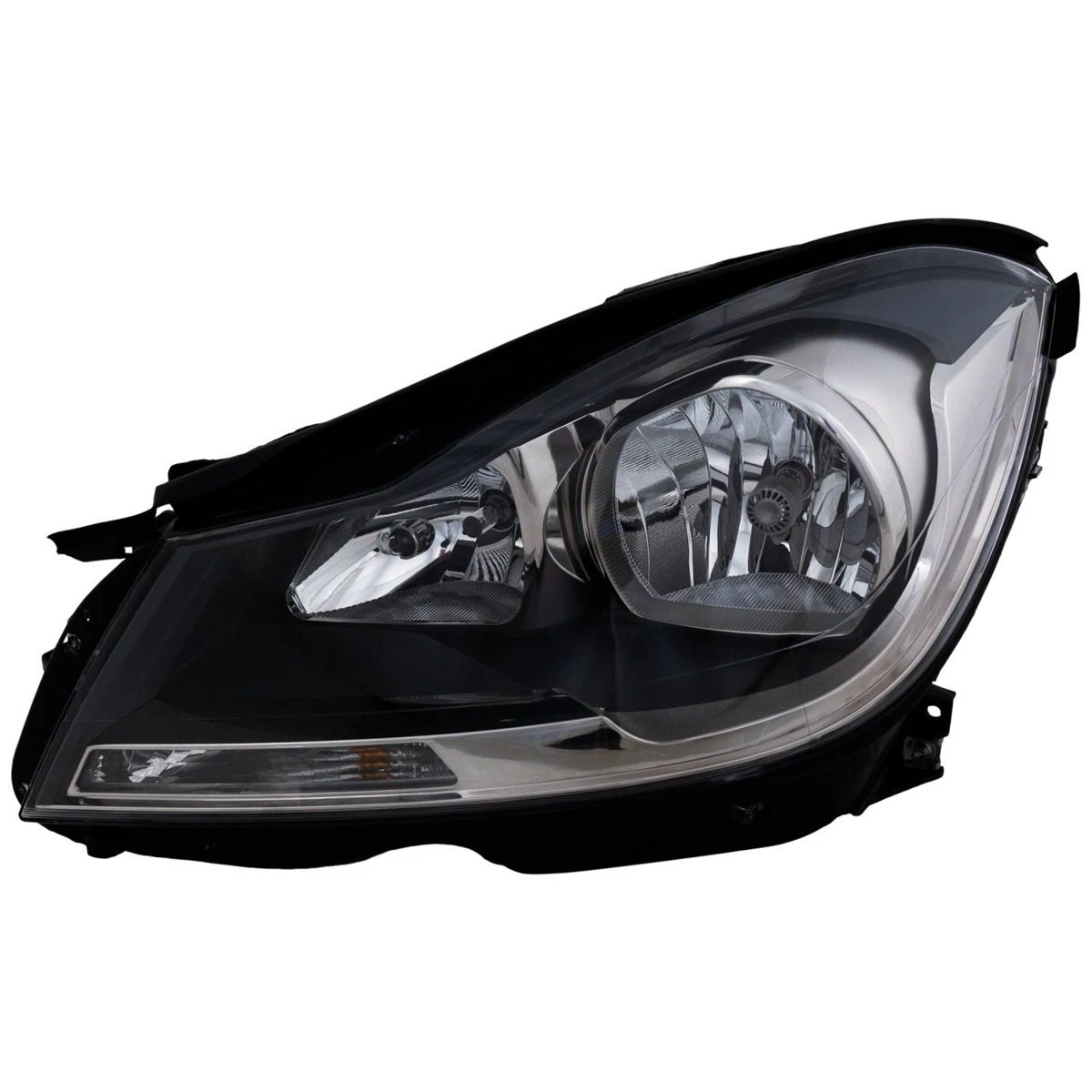 Headlight For 2012 2015 Mercedes Benz C250 Coupe Left Black