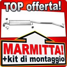 Silenziatore Centrale per FIAT MULTIPLA 1.6 16V BIPOWER 95 103 CV