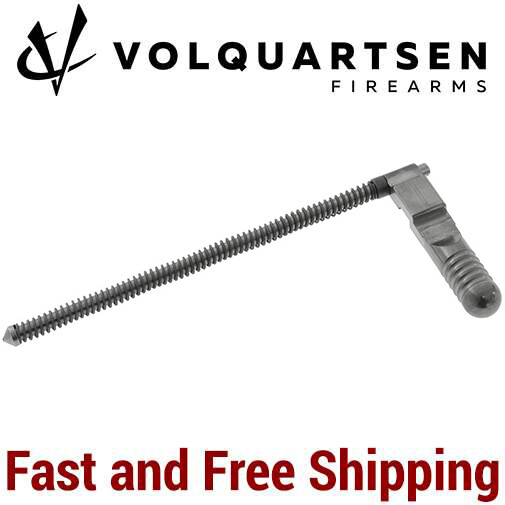 Volquartsen Extended Bolt Handle and Recoil Rod Assembly Silver for Ruger 10/22