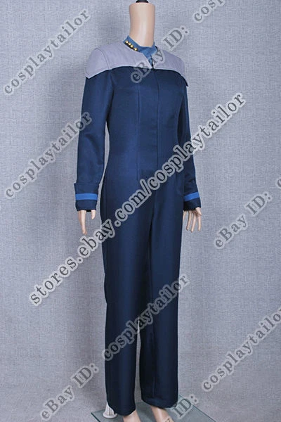 Uniforme Se Ajusta a Star Trek La Próxima Generación Disfraz Deanna Troi Halloween Foto 4 de 4