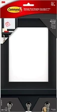 Command Dry Erase Message Center, Slate, 1Message Center with Key Hooks, 8strips