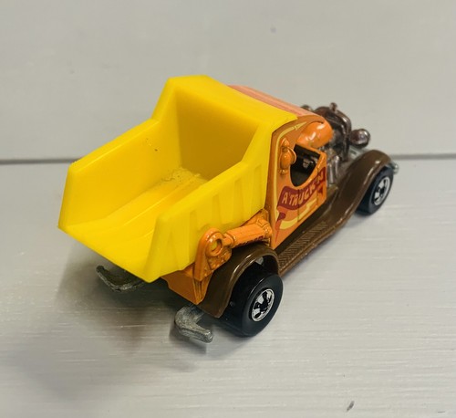 Hot Wheels Vintage 1977 Orange A Truckin' Dumpin' Ford Model A Truck Hot Rod HK - Picture 4 of 8