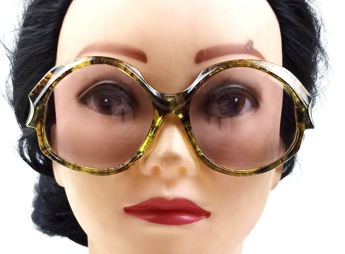 ROUND JACQUES FATH SUNGLASSES VINTAGE ORIGINAL 70S FRANCE 