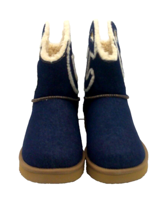 UGG X TELFAR LOGO ALL GENDER BOOTS SUEDE DENIM US MEN 13 / WOMEN
