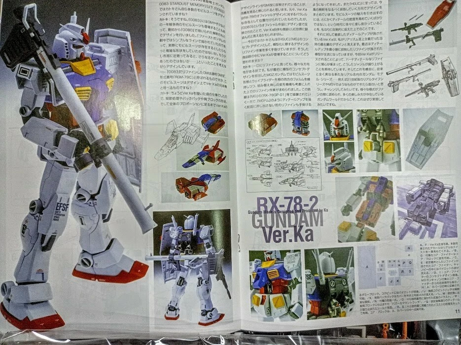 Bandai 0079 1/100 Gundam RX-78-2 MG Master grade Version Ka Precise model kit - Image 4 of 4