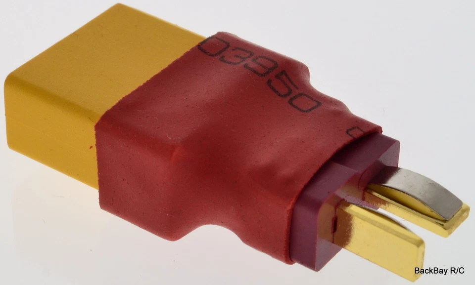 No Wires Connector - XT90 / XT-90 Female to Male T-Plug Adapter (Deans Style) - Image 2 of 2