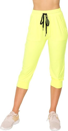 ALWAYS Women's Capri Jogger Sweatpants - Premium Soft Stretch Lightweight Small - 第 1/3 張圖片