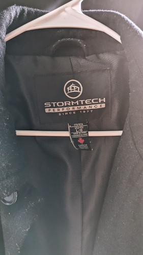 StormTech Full Button up Jacket Black Coat - Picture 11 of 16