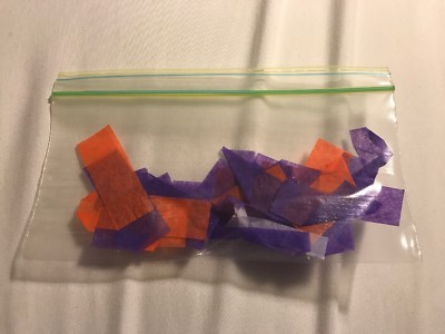 clemson national championship football helmet confetti Clemson 2019 National Championship Football Confetti Playoff Alabama Santa  Clara