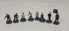Lot Of 8 Vintage Antique Rare Lead Toy Soldiers Figures 2  Tall Four Square Make