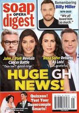 SOAP OPERA DIGEST October 9 2023 General Hospital Billy Miller Kelly Monaco