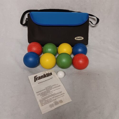 Franklin Bocce Ball Game Complete in Carrying Case With Rules - Picture 1 of 4