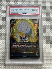 PSA 10 💎 Vegeta FB01-096 SR - Dragon Ball Super Fusion World - English
