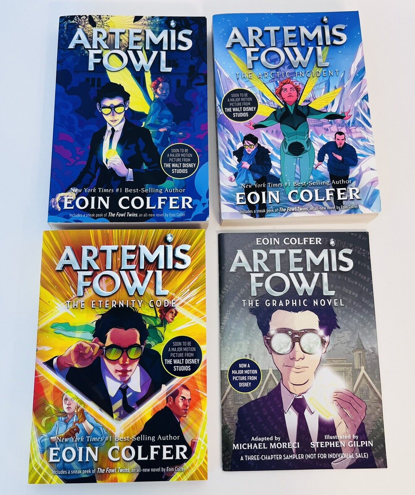 Lot 3 Artemis Fowl Series Books Set Eoin Colfer Hardcover Dustjacket Files  First