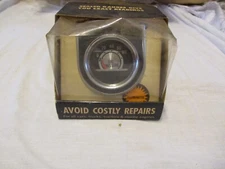 1966 OIL PRESSURE GUAGE 283 BLACK NYAFLO MIL-M-20693A