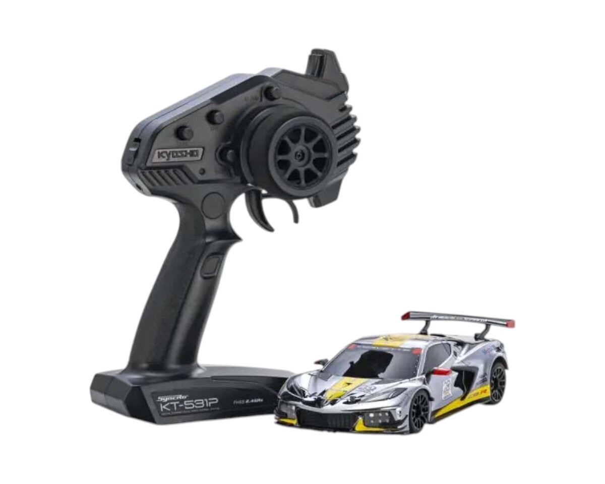 Kyosho Mini-Z MR04 RWD Corvette C8-R Chrom 20th Anniversary W-MM