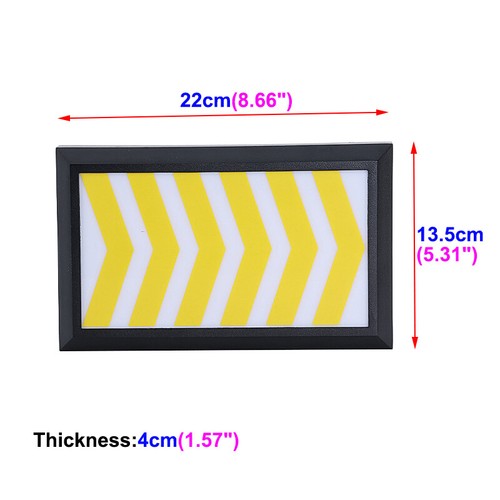 LED Outdoor Signal Light Ramp Arrow Indication Lamp Fixture Waterproof Footlight - Foto 28 di 28
