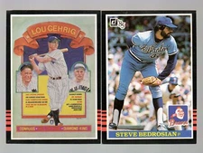 1985 DONRUSS SINGLES AND ROOKIE CARDS 593 THRU #653***YOU PICK***