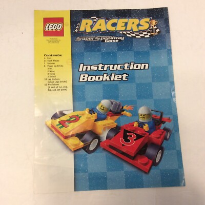 Lego Racers Super Speedway Game Instruction Booklet | eBay Lego Racers Super Speedway Game Instruction Booklet | eBay