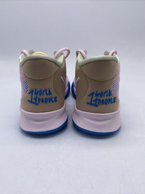 Size 4 (GS) - Nike Kyrie 7 Mid 1 World 1 People - Regal Pink for