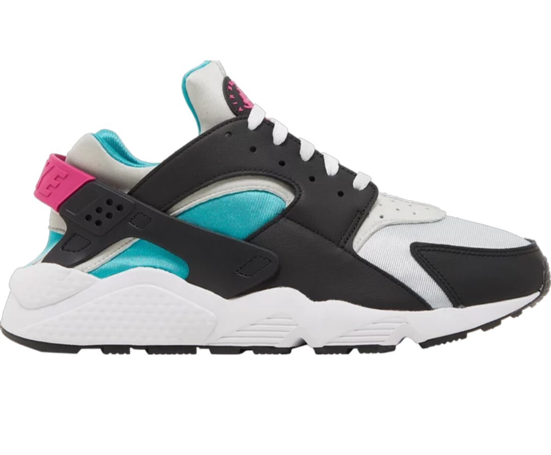 Nike Air Huarache South Beach Miami White Pink Teal DD1068-004 Men's 10