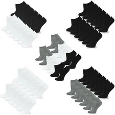 Cheap Affordable Men's Low Cut Ankle Socks 12 Pairs Casual Dress Socks