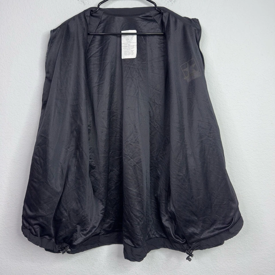 U.S. Army Jacket Unisex XL Black Yellow Chevron Stripe Zip PT Athletic Military - Image 3 of 4