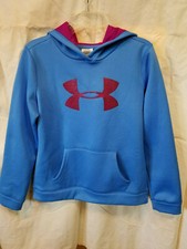 Under Armour Blue Sweatshirt Size Youth Large in Very Good Condition