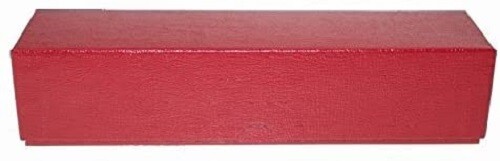 Guardhouse Red 2x2x9 Storage Box with 100 Half Dollar Paper Coin Holders/Flips - Picture 3 of 3