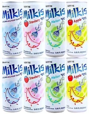 Milkis Carbonated Drink | 4 Variety Flavors Soda Soft Drinks Apple Melon Stra...