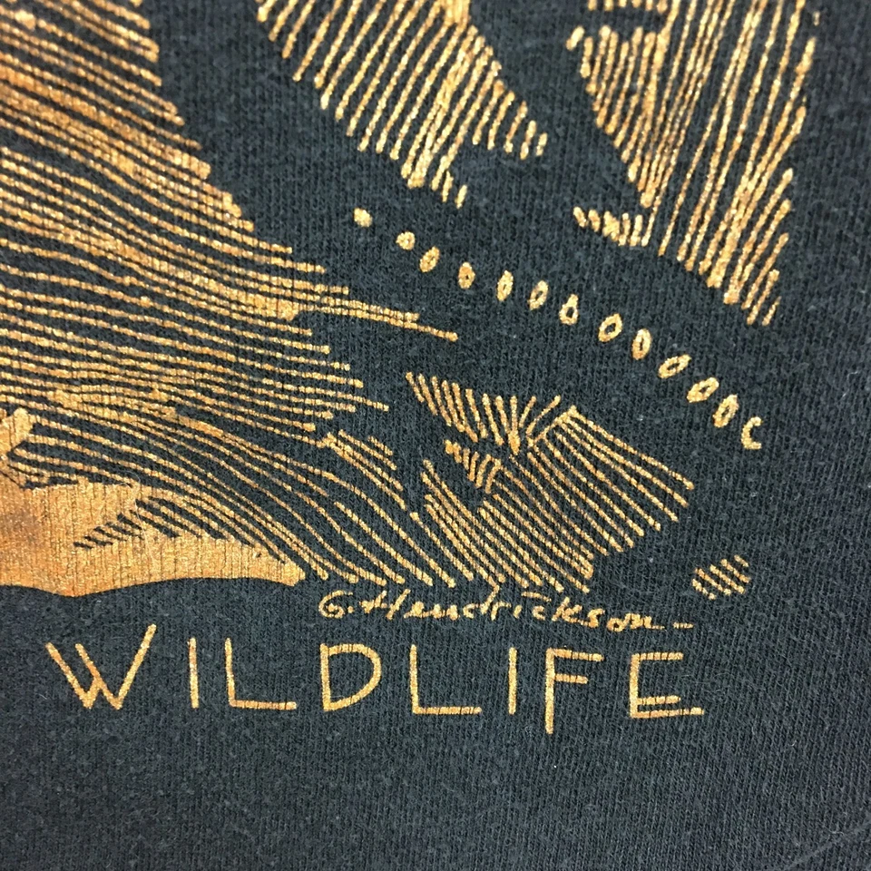 Camiseta sin mangas vintage Hawaiian Wildlife grande adulto negra lagarto sin mangas para mujer L Foto 4 de 4