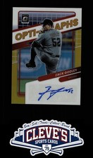 2022 PANINI OPTIC ZACK GODLY AUTO 09/10 GOLD PRIZM ARIZONA DIAMONDBACKS