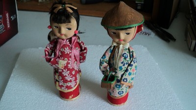 kokeshi peg dolls