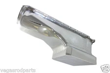 1965-90 CHEVY BIG BLOCK 396-402-427-454 DRAG RACING OIL PAN chrome steel
