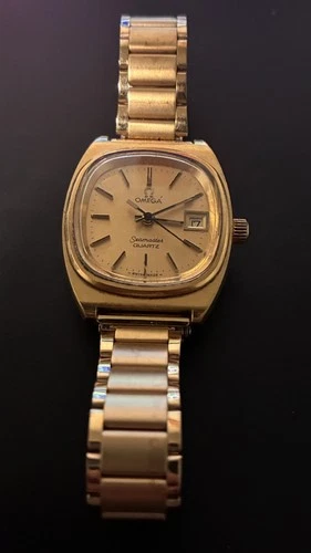 Vintage Omega Seamaster Men’s Watch 1970’s 196.0081 Gold Plated 1342 Movement