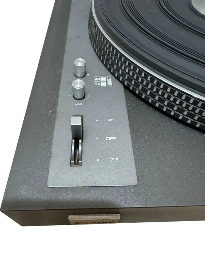Sansui SR-525 Direct Drive Turntable Record Player Working - Image 3 of 4