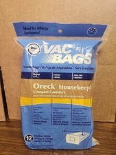Oreck Buster B Vacuum Bags, 12ct 1 Filter