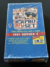1991 Pro Set NFL Football Series 1 Cards Factory Sealed Box of 36 Packs - L@@K -