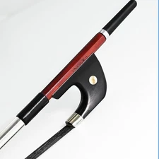 Double Bass Bow Full 4/4 Size 76cm Black Horse Hair German Style  